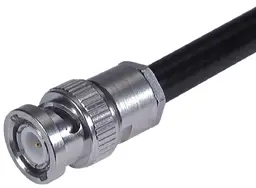 COAXIAL CONNECTOR, BNC, 75 Ohm, Straight cable plug (male)