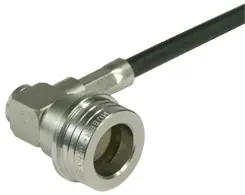 COAXIAL CONNECTOR, QN, 50 Ohm, Right angle cable plug (male)