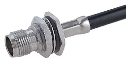 COAXIAL CONNECTOR, TNC, 75 Ohm, Straight bulkhead cable jack (female)