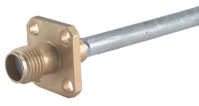 COAXIAL CONNECTOR, SMA, 50 Ohm, Straight panel cable jack (female), flange mount