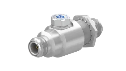 COAXIAL SURGE PROTECTOR DEVICE, GDT technology with integrated high-pass filter for NEMP protection