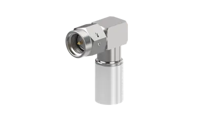 COAXIAL CONNECTOR, SMA, 50 Ohm, Right angle cable plug (male)