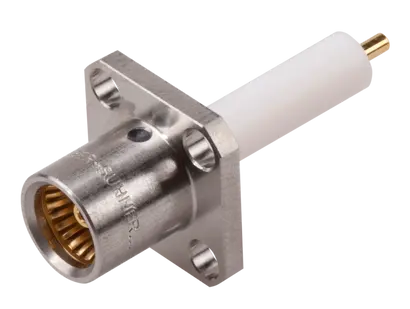 COAXIAL CONNECTOR, BMA, 50 Ohm, Straight panel receptacle, jack (female), flange mount