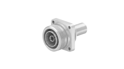 COAXIAL CONNECTOR, 7/16, 50 Ohm, Straight panel cable jack (female), flange mount
