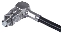 COAXIAL CONNECTOR, SHV, 50 Ohm, Right angle cable plug (male)