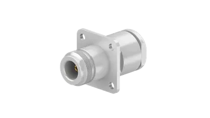 COAXIAL CONNECTOR, N, 50 Ohm, Straight panel cable jack (female), flange mount