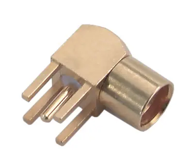 COAXIAL CONNECTOR, MMCX, 50 Ohm, Right angle PCB jack (female)