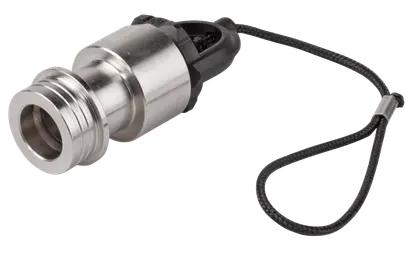 Q-ODC cap, plug, metal, with cord