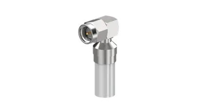 COAXIAL CONNECTOR, SMA, 50 Ohm, Right angle cable plug (male)