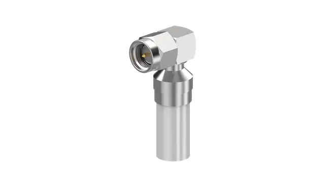 COAXIAL CONNECTOR, SMA, 50 Ohm, Right angle ca - HUBER+SUHNER