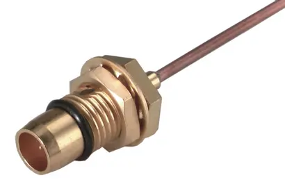 COAXIAL CONNECTOR, BMA, 50 Ohm, Straight bulkhead cable plug (male)
