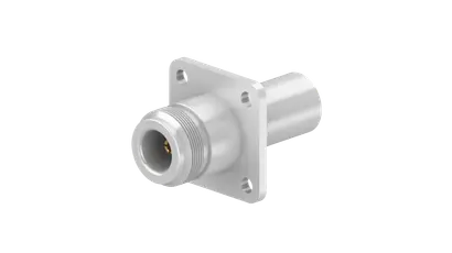 COAXIAL CONNECTOR, N, 50 Ohm, Straight panel cable jack (female), flange mount