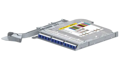 LISA ribbon splice cassette, SN (VSFF), 72 fibers
