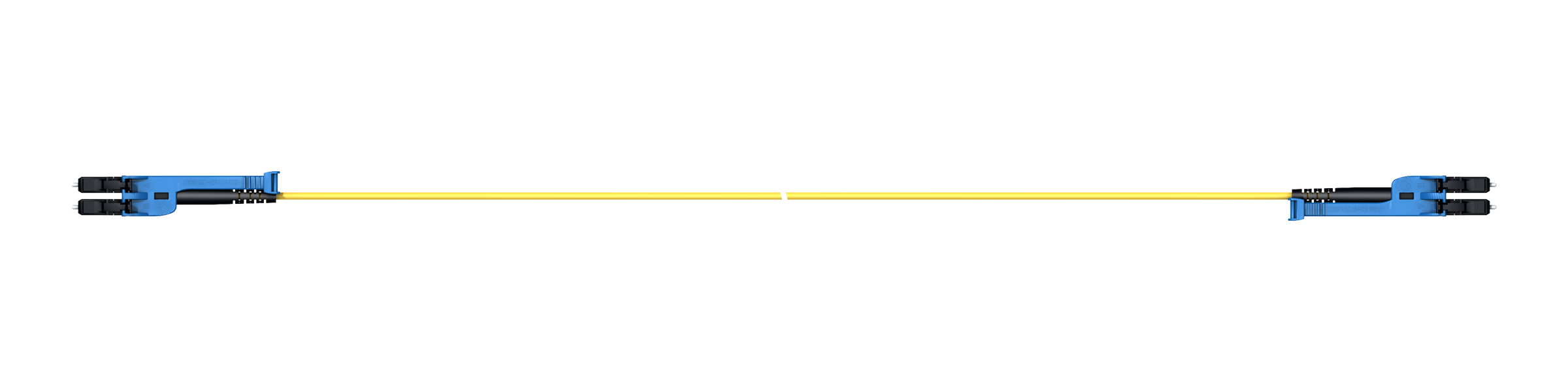 Duplex, LC unib. XD-LC unib. XD, UPC, 2.1mm, yellow, SM/A2