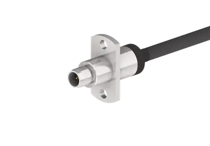 COAXIAL CONNECTOR, BMA, 50 Ohm, Straight panel cable plug (male)