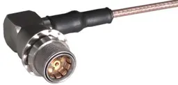 COAXIAL CONNECTOR, BMA, 50 Ohm, Right angle bulkhead cable jack (female)