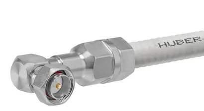 COAXIAL CONNECTOR, 4.3-10, 50 Ohm, Right angle cable plug (male)