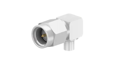 COAXIAL CONNECTOR, SMA, 50 Ohm, Right angle cable plug (male)