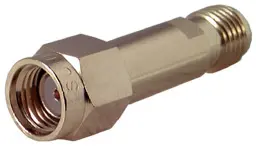 COAXIAL ADAPTER, SMA-reverse, 50 Ohm, plug / jack (male / female)