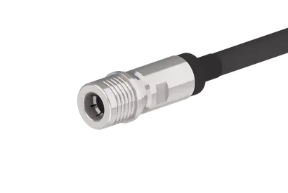 COAXIAL CONNECTOR, QMA, 50 Ohm, Straight cable plug (male)