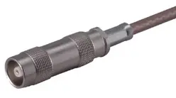 COAXIAL CONNECTOR, QLA-01, 50 Ohm, Straight cable jack (female)