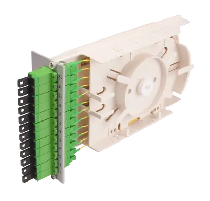 MCM module, 12xSM, E-2000® APC, simplex adapter