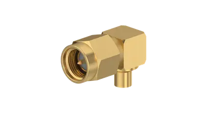 COAXIAL CONNECTOR, SMA, 50 Ohm, Right angle cable plug (male)