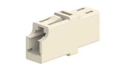 LC adapter, w/o flange, simplex