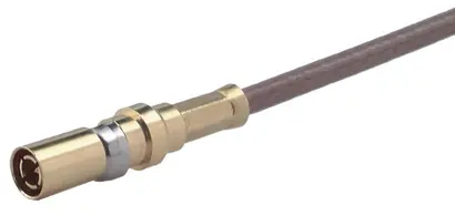 COAXIAL CONNECTOR, 1.0/2.3 C50, 50 Ohm, Straight cable plug (male)