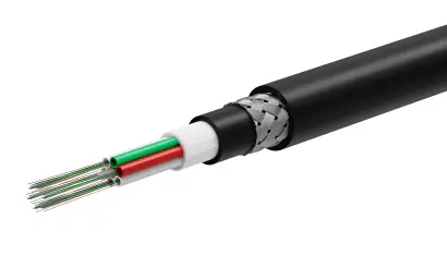 72 Fasern E9/125 schwarzer Mantel