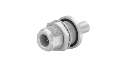 COAXIAL CONNECTOR, N, 50 Ohm, Straight bulkhead cable jack (female)