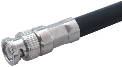 COAXIAL CONNECTOR, BNC, 50 Ohm, Straight cable plug (male)