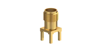 COAXIAL CONNECTOR, SMA, 50 Ohm, Straight PCB jack (female)
