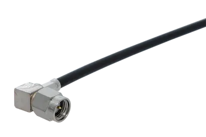 COAXIAL CONNECTOR, SMA, 50 Ohm, Right angle cable plug (male)