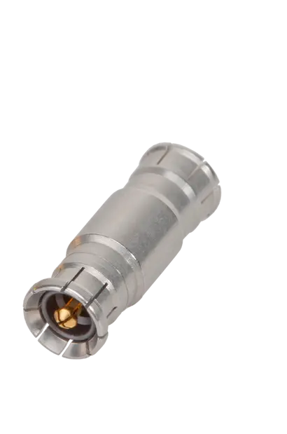 COAXIAL ADAPTER, MBX, 50 Ohm, plug / plug (male / male)