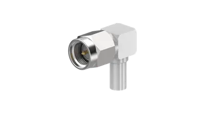 COAXIAL CONNECTOR, SMA, 50 Ohm, Right angle cable plug (male)