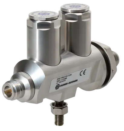 COAXIAL SURGE PROTECTOR DEVICE, Quarter-wave stub technology with integrated high-pass filter