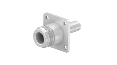 COAXIAL CONNECTOR, N, 50 Ohm, Straight panel cable jack (female), flange mount