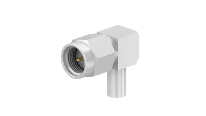 COAXIAL CONNECTOR, SMA, 50 Ohm, Right angle cable plug (male)