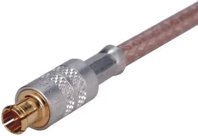 COAXIAL CONNECTOR, MCX, 75 Ohm, Straight cable plug (male)
