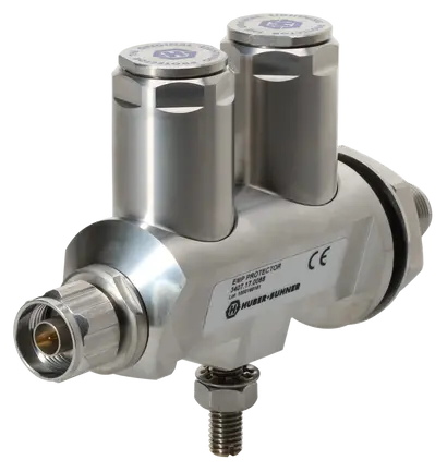 COAXIAL SURGE PROTECTOR DEVICE, Quarter-wave stub technology with integrated high-pass filter