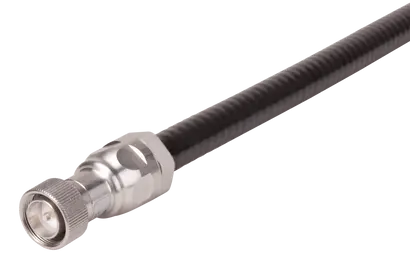 COAXIAL CONNECTOR, 4.3-10, 50 Ohm, Straight cable plug (male)