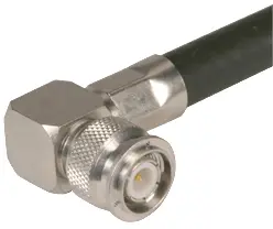COAXIAL CONNECTOR, TNC, 50 Ohm, Right angle cable plug (male)