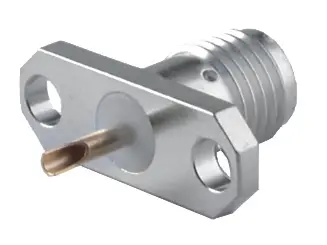 COAXIAL CONNECTOR, SMA, 50 Ohm, Straight panel receptacle, jack (female), flange mount