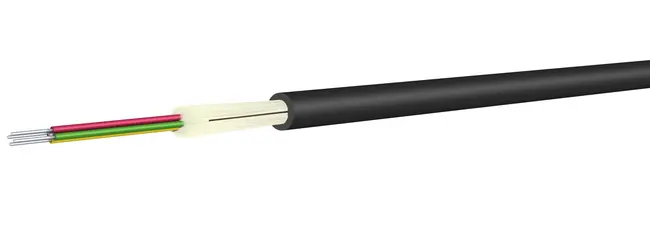 Riser 4x0.9mm Tight Tube Glass-Armoured LSFH Ø - HUBER+SUHNER