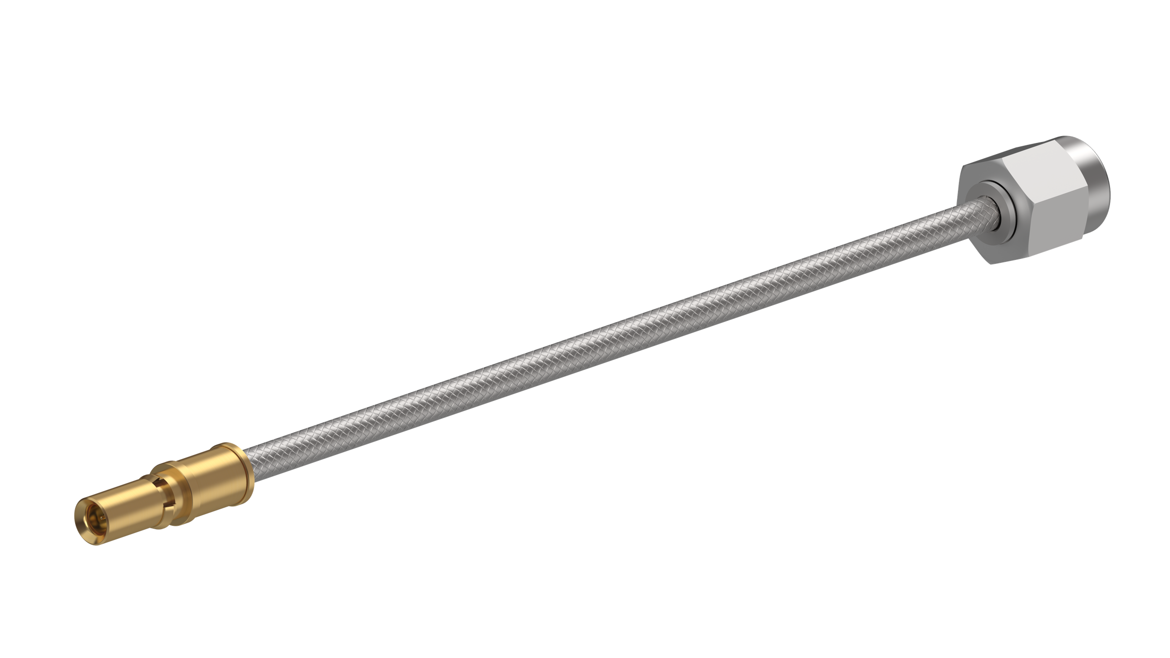 32024E-29972SVCR3-29094KCR-12, VITA 67.3 SMPM (male), SMK (male), 50 Ohm, 40 GHz, 12 in, 304.8 mm