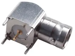 COAXIAL CONNECTOR, BNC, 75 Ohm, Right angle PCB jack (female)