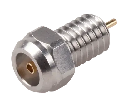 COAXIAL CONNECTOR, MBX, 50 Ohm, Straight bulkhead receptacle, jack (female)