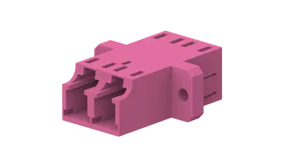 LC Adapter, 2-Loch Flansch, Duplex