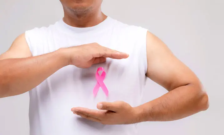 Men can't get breast cancer